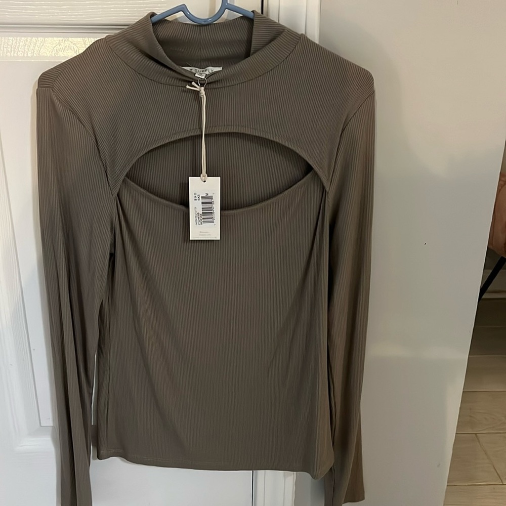 Z Supply smoke sage long sleeve shirt